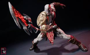 Neotoys showcased a suspiciously high-quality unofficial Kratos figure from God of War in 1/12 scale