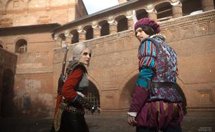 Cosplayers Recreated Ciri and Dandelion from "The Witcher 3" Quest "Count Reuven's Treasure"
