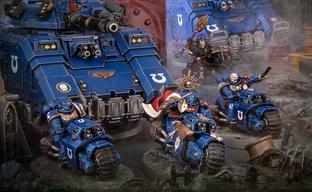 Space Marine Captain on a "Raider" Pattern Bike Miniature for Warhammer 40,000 Unveiled