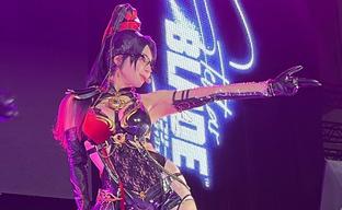 A new outfit for Eve in Stellar Blade, inspired by Bayonetta, was unveiled at TGS 2026