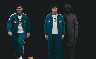 JND Studios Showcases Unboxing of Seong Gi-hun and Hwang In-ho Statues from "Squid Game" Series