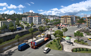 Дороги Турции в Euro Truck Simulator 2 — разработчик показал прототипы дорожных развязок