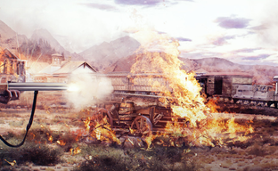 A strategy game about defending a train from bandits and Indians in the Wild West, which received positive reviews on Steam, is being given away on PC