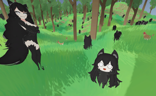 El simulador de vida viral con una loba, Family Time, entró en el top 50 de los juegos más deseados de Steam y fue copiado: lo convirtieron en un "friend-loop"