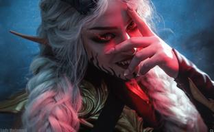 (18+) Косплеер воплотила образ Тёмного Соблазна из Baldur's Gate 3: кровавое дитя бога Баала