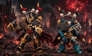 JoyToy Opens Pre-Orders for Warhammer 40,000 Chaos Lords Figures from the Alpha Legion and Black Legion
