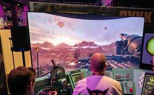The most unusual booth at Gamescom. The creators of the artillery simulator PVKK built a realistic cabin