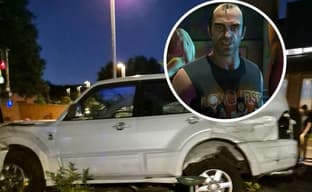 Una mujer huía de la persecución en GTA 5 cuando un automóvil se estrelló contra la pared de su casa