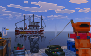 La pesca oficial llega a Minecraft: se lanza la expansión Friendly Fishing