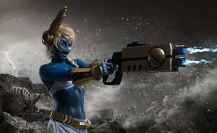 ¡"En nombre del Bien Supremo!": modelo muestra el cosplay de una representante de la raza Tau de Warhammer 40,000