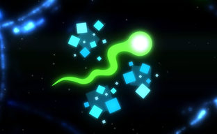 Steam is giving away an adventure with elements of Super Meat Boy and Geometry Wars