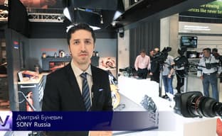 IBC 2016: Новые профессиональные камеры SONY и вещательное видеооборудование
