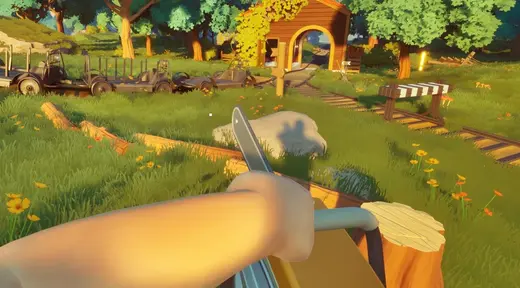 В Steam вышел медитативный симулятор лесоруба A Game About Chopping Trees с рейтингом 84%
