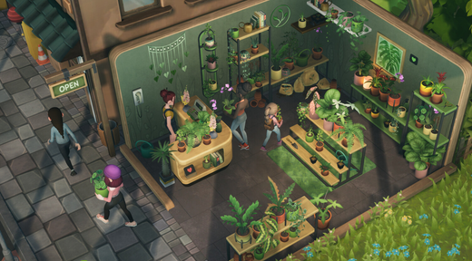 В Steam состоялся релиз игры Leafy Corner про цветочный магазин