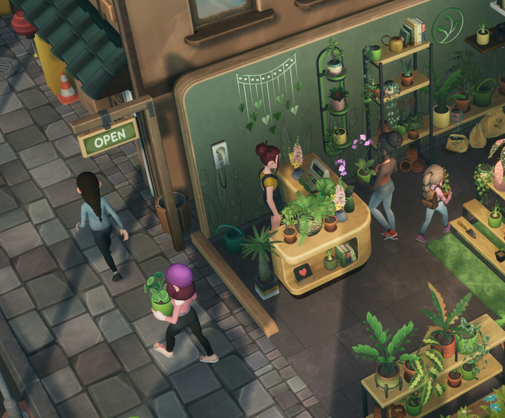В Steam состоялся релиз игры Leafy Corner про цветочный магазин