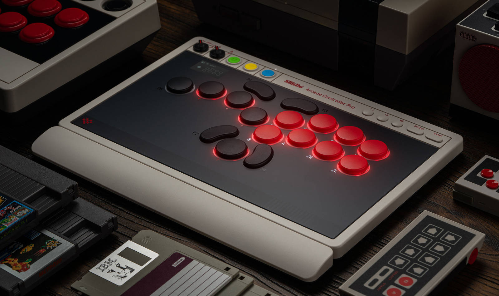 8BitDo открыла предзаказ на контроллер для файтингов Arcade Controller Pro