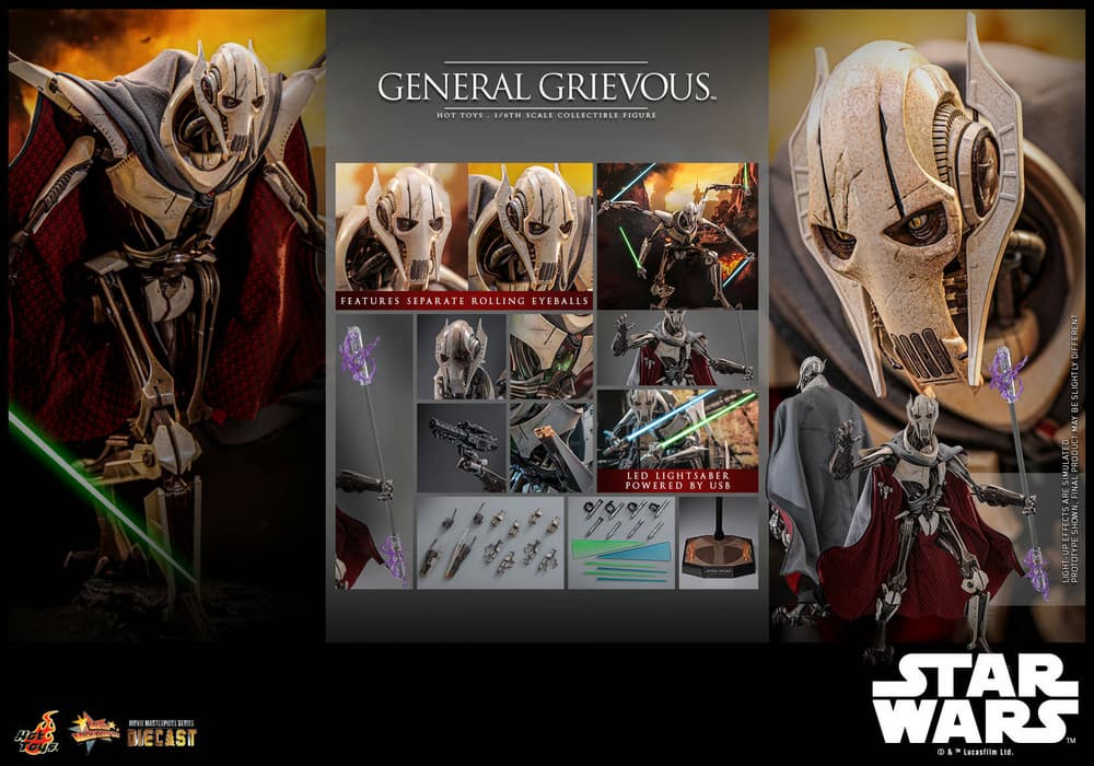 The rights to the images belong to Lucasfilm and Hot Toys