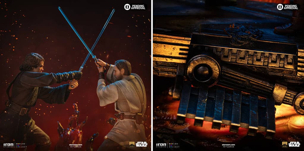 Derechos de las imágenes pertenecen a Lucasfilm e Iron Studios