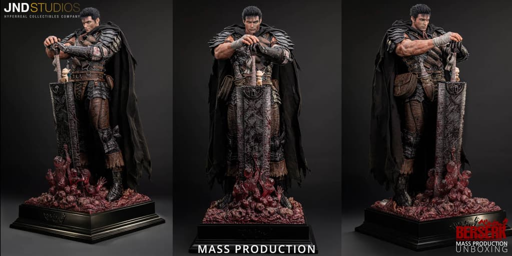 Los derechos de las imágenes pertenecen a Kentarou Miura, STUDIO GAGA, HAKUSENSHA, JND Studios