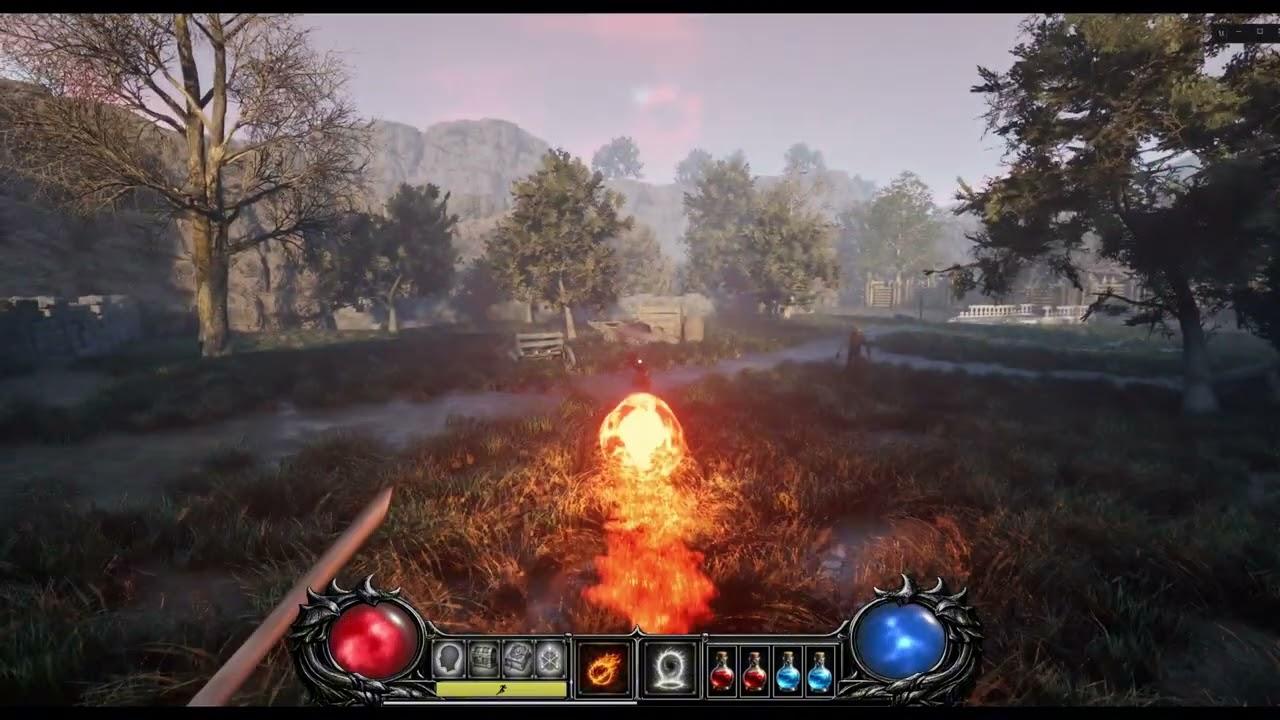 I'm Making Diablo 2 in First Person - Unreal Engine - Fireball & Teleport Concept