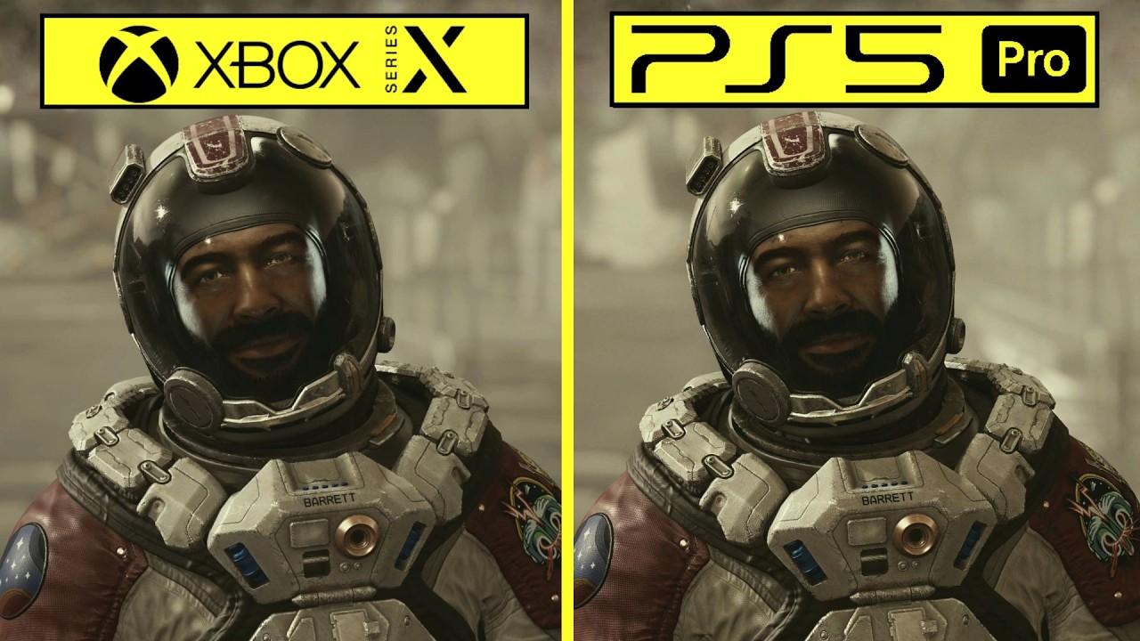 Starfield PS5 Pro vs Xbox Series X Best Settings Graphics Comparison + FPS Test
