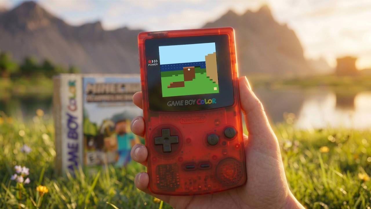 REAL 3D Minecraft on the GameBoy!
