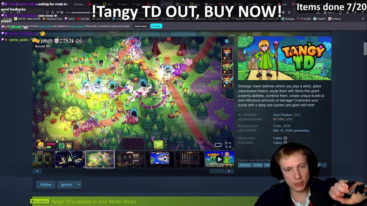 C++ Tangy TD, IS OUT! Russian! Money Reveal Tomorrow!