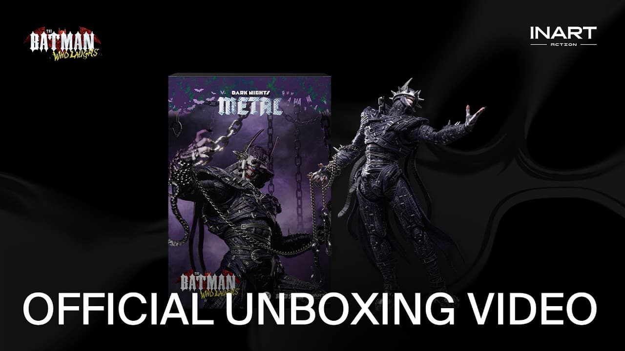 INART Action | DC - Dark Nights: Metal - The Batman Who Laughs Action Figure Unboxing Video