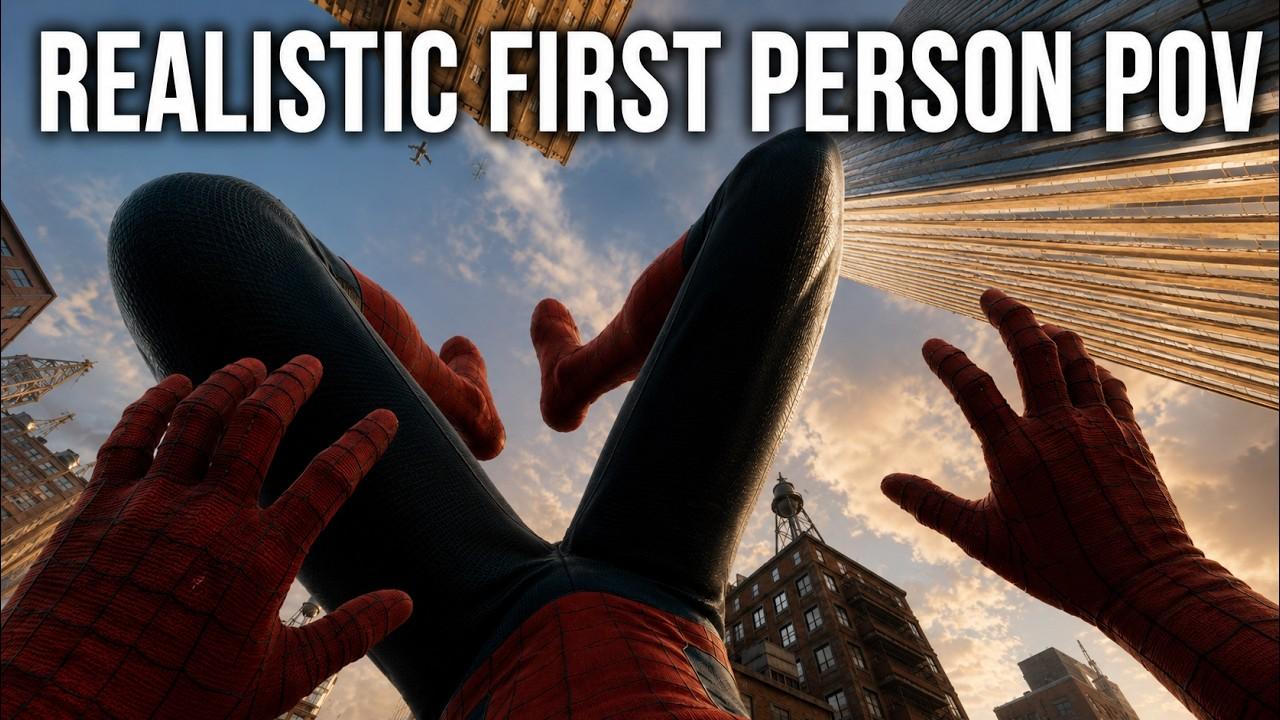 Realistic First Person Gameplay - Marvel's Spider-Man 2