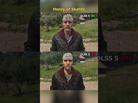 KCD2 DLSS 5 ON vs OFF Characters Comparison