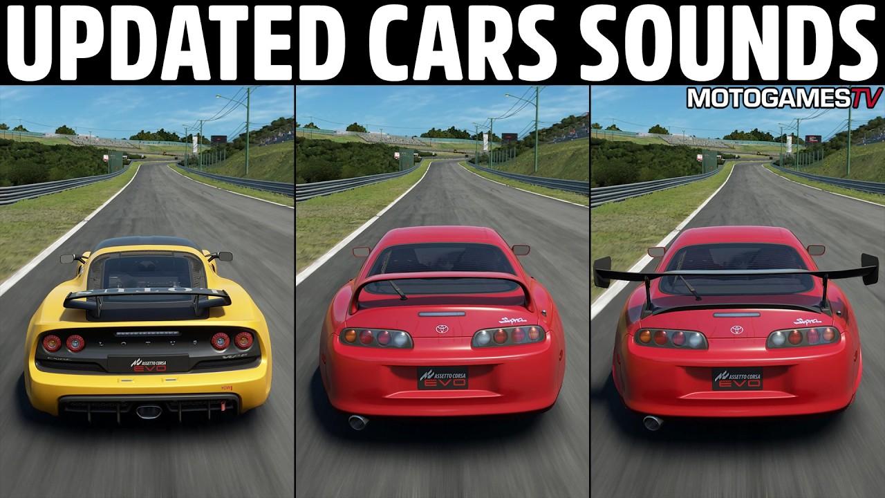 Assetto Corsa EVO - Updated Engine Sounds in Update 0.7