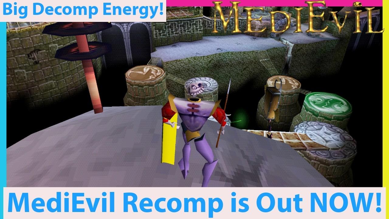 MediEvil Recomp Out Now! PS1 Recomp Fun