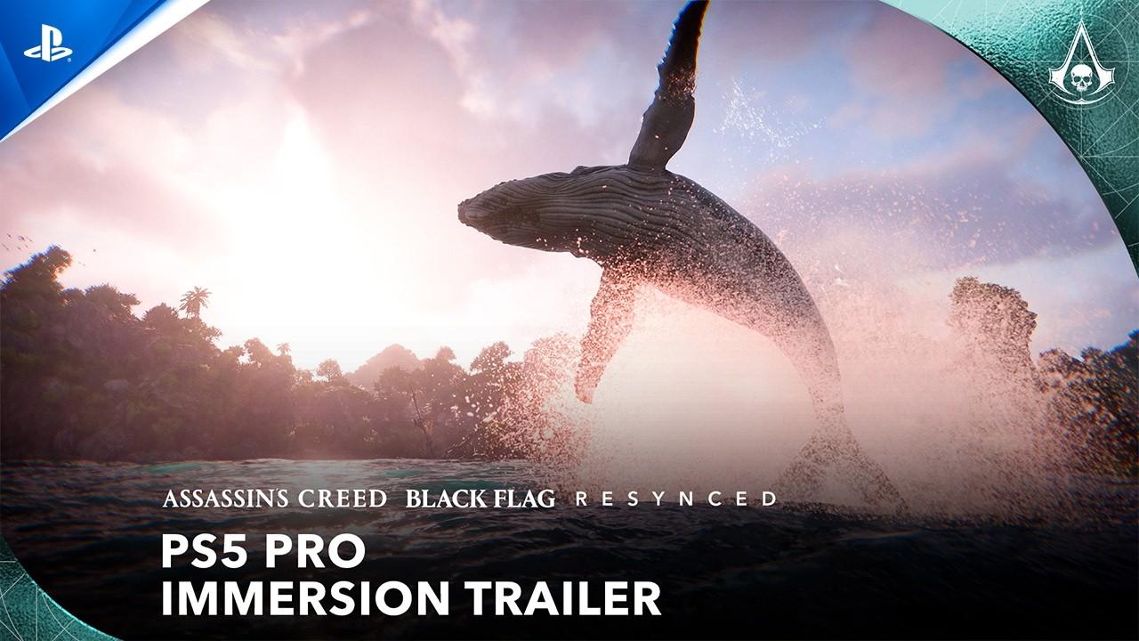 Assassin's Creed Black Flag Resynced - PS5 Pro Immersion Trailer | PS5 Games