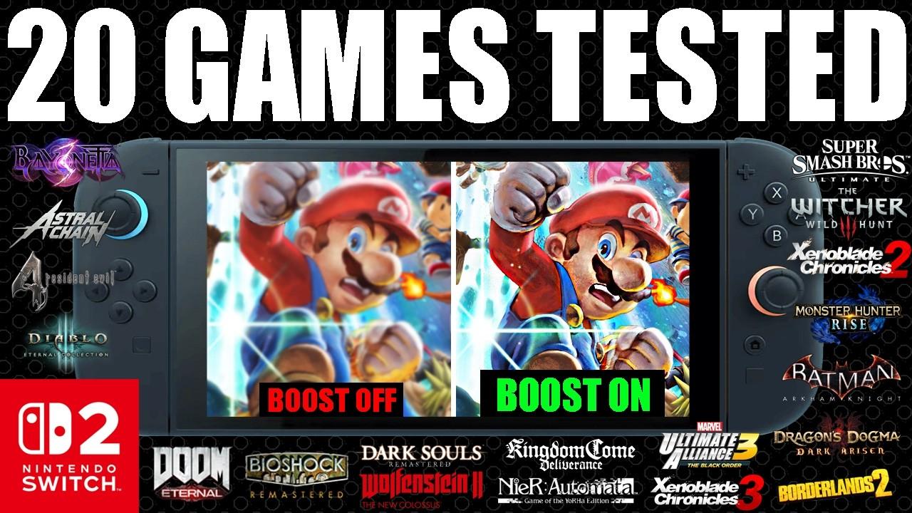 Switch 2 Handheld BOOST MODE 20 GAMES TESTED! HUGE NEW UPDATE 22.0.0!