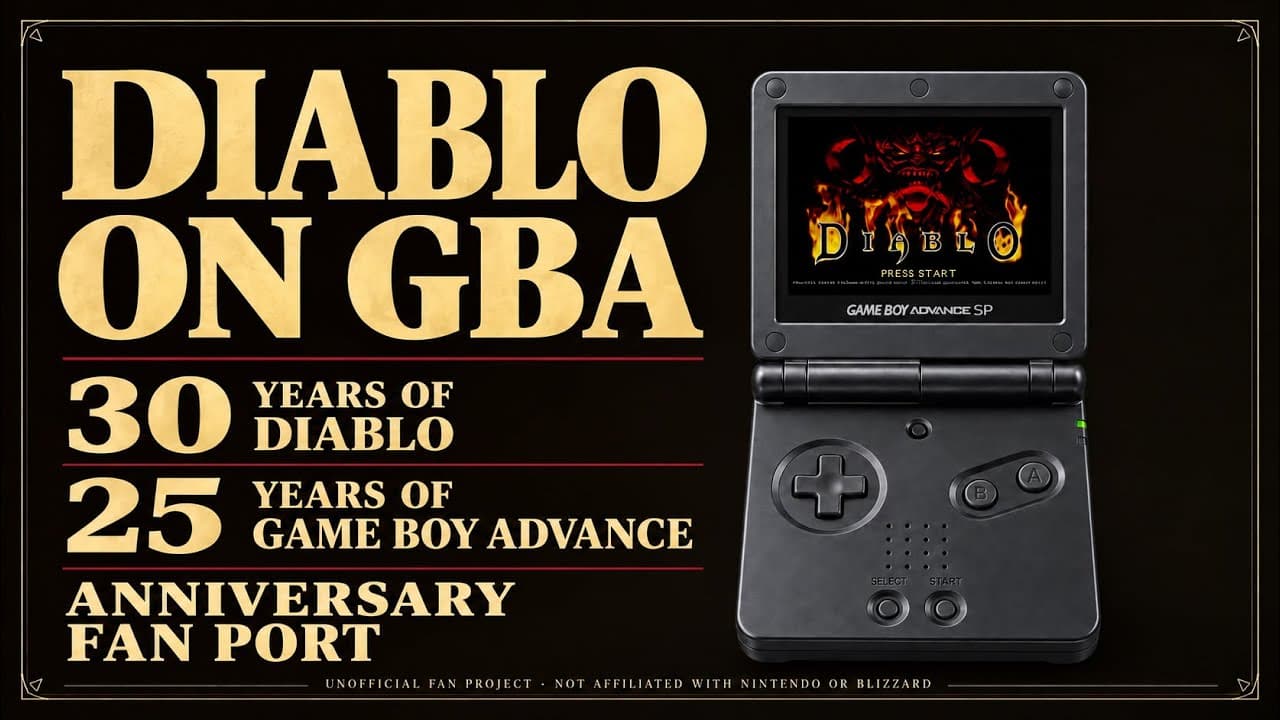 Diablo on Game Boy Advance | Fan Port