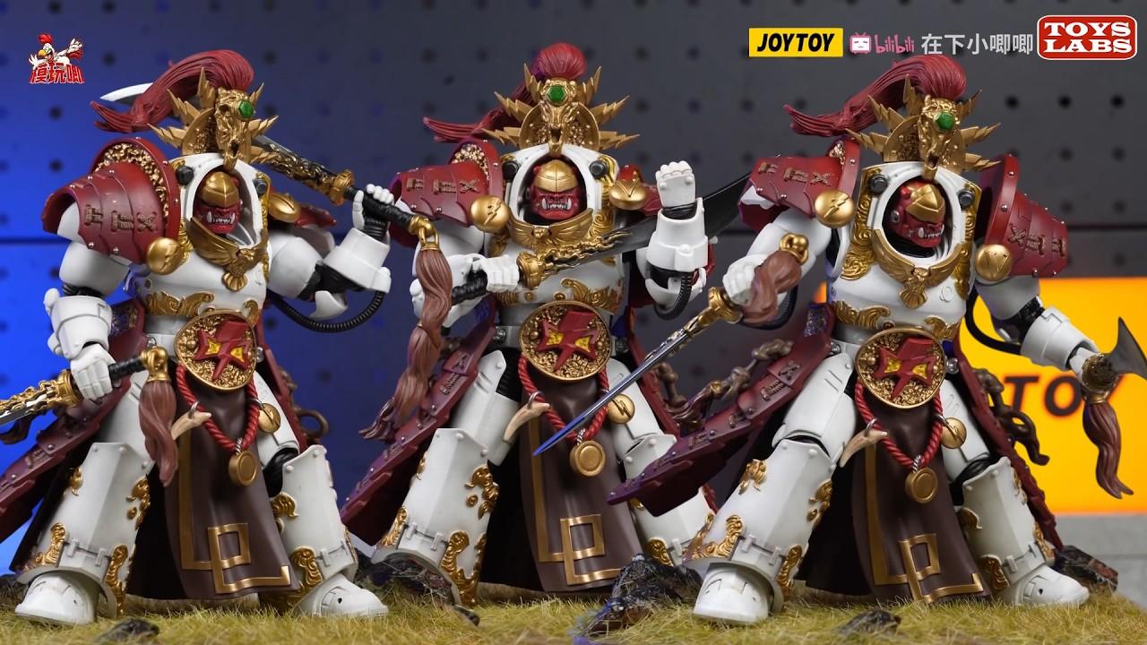 暗源战锤30K 白色伤疤 秦夏可汗近卫指挥官 JOYTOY White Scars Qin Xa-Master of the Keshig