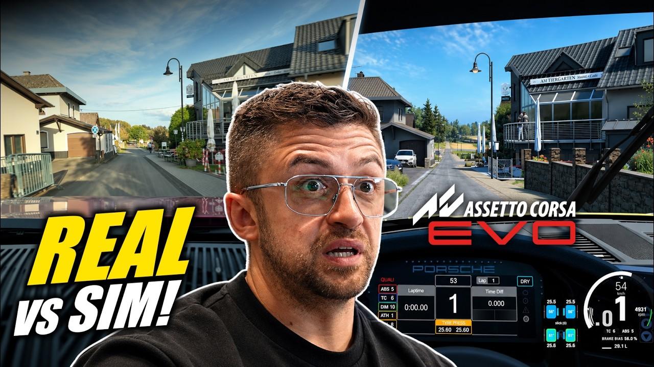 Assetto Corsa EVO Recreated My BACKYARD!🤯