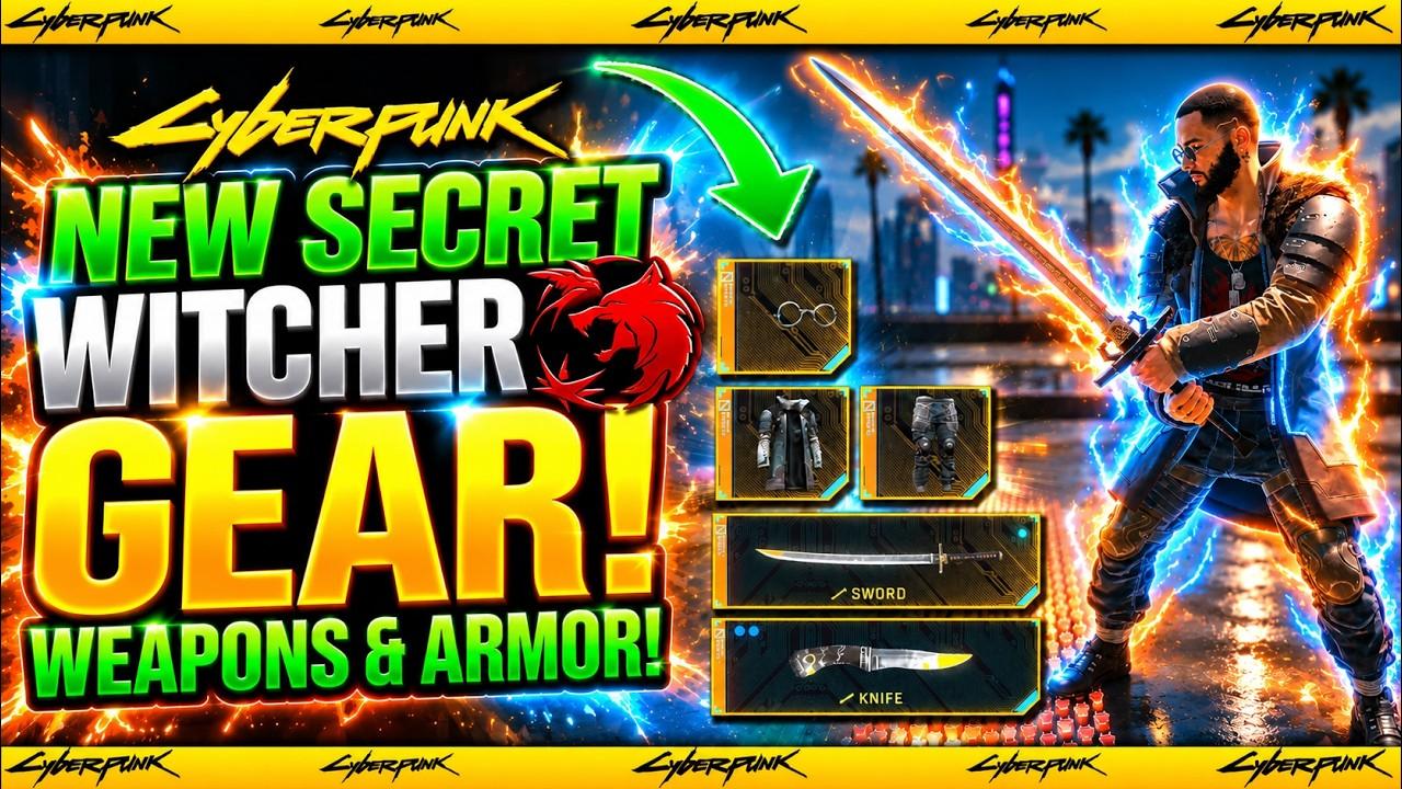Cyberpunk 2077: How To Get New WITCHER WEAPONS & ARMOR - New 2.5 Update Gear
