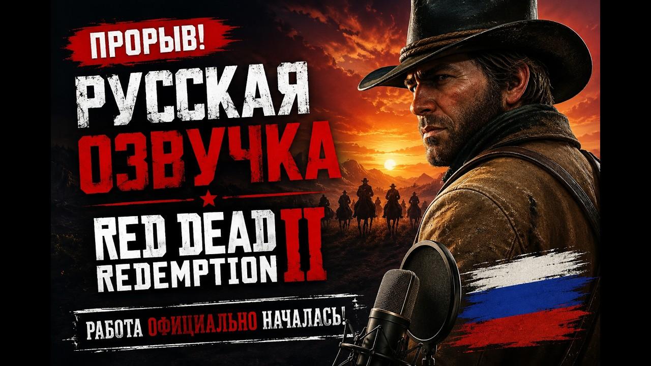 Русская озвучка Red Dead Redemption 2 — работа официально началась!