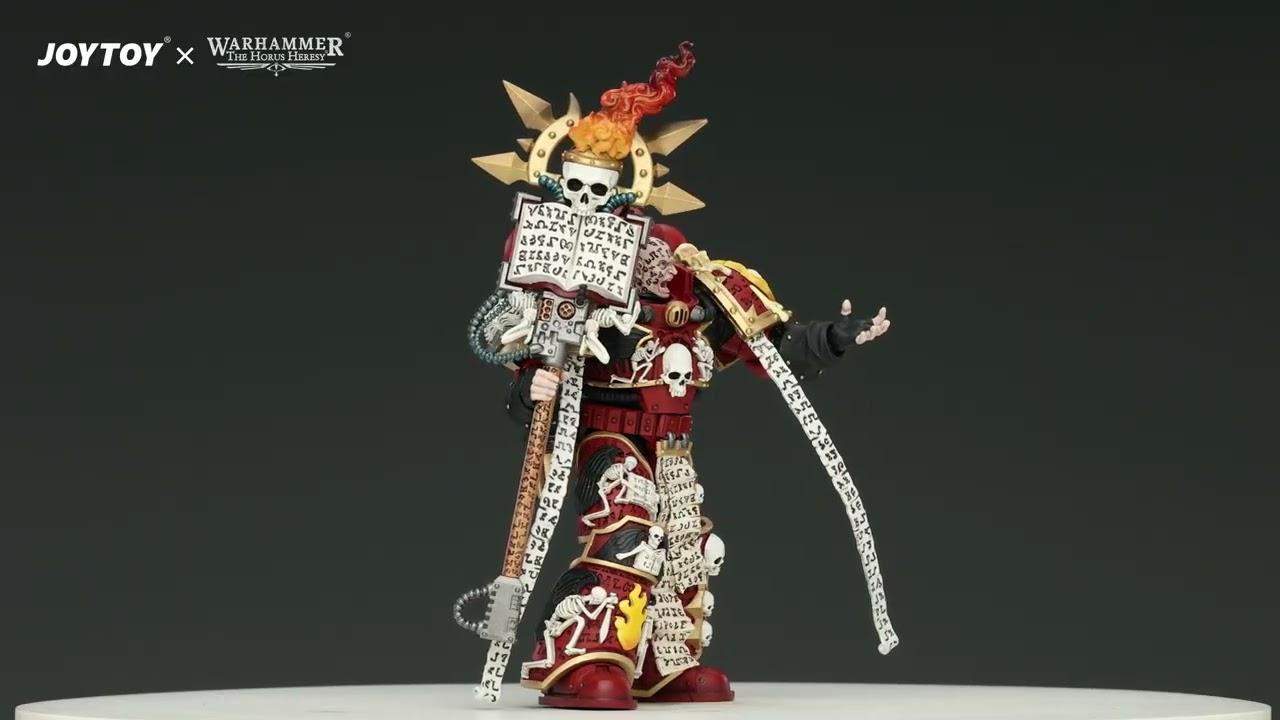 Word Bearers Erebus, the Dark Apostle with Crux Malifica and Plasma Pistol