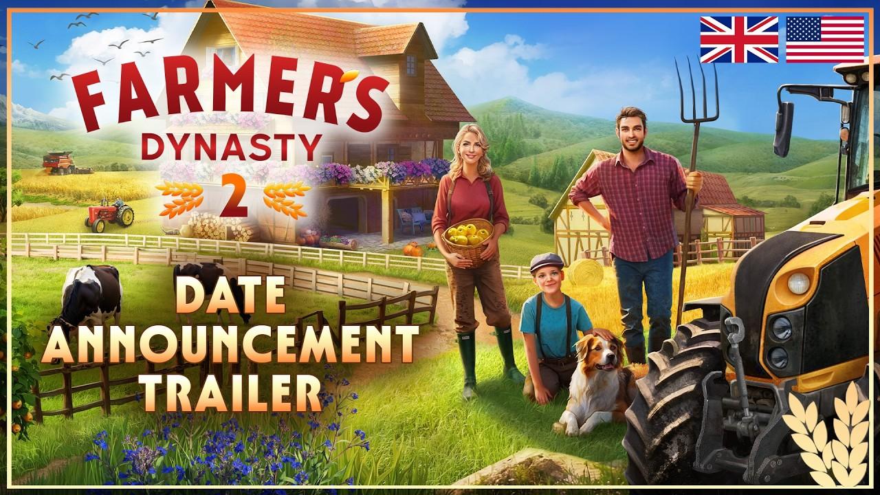 Farmer's Dynasty 2 | Date Announcement Trailer (EN)
