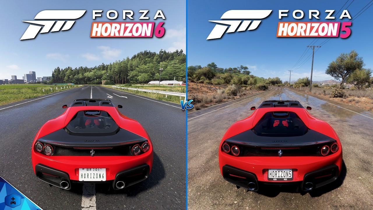 Forza Horizon 6 vs Forza Horizon 5 - Graphics, Physics and Details Comparison