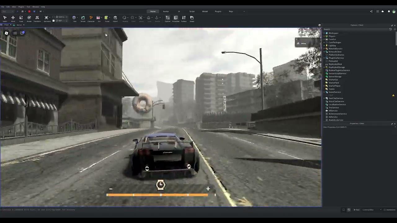 Roblox NFSMW Tech Demo | Pursuit Breakers & Rockport Map Destructibles WIP