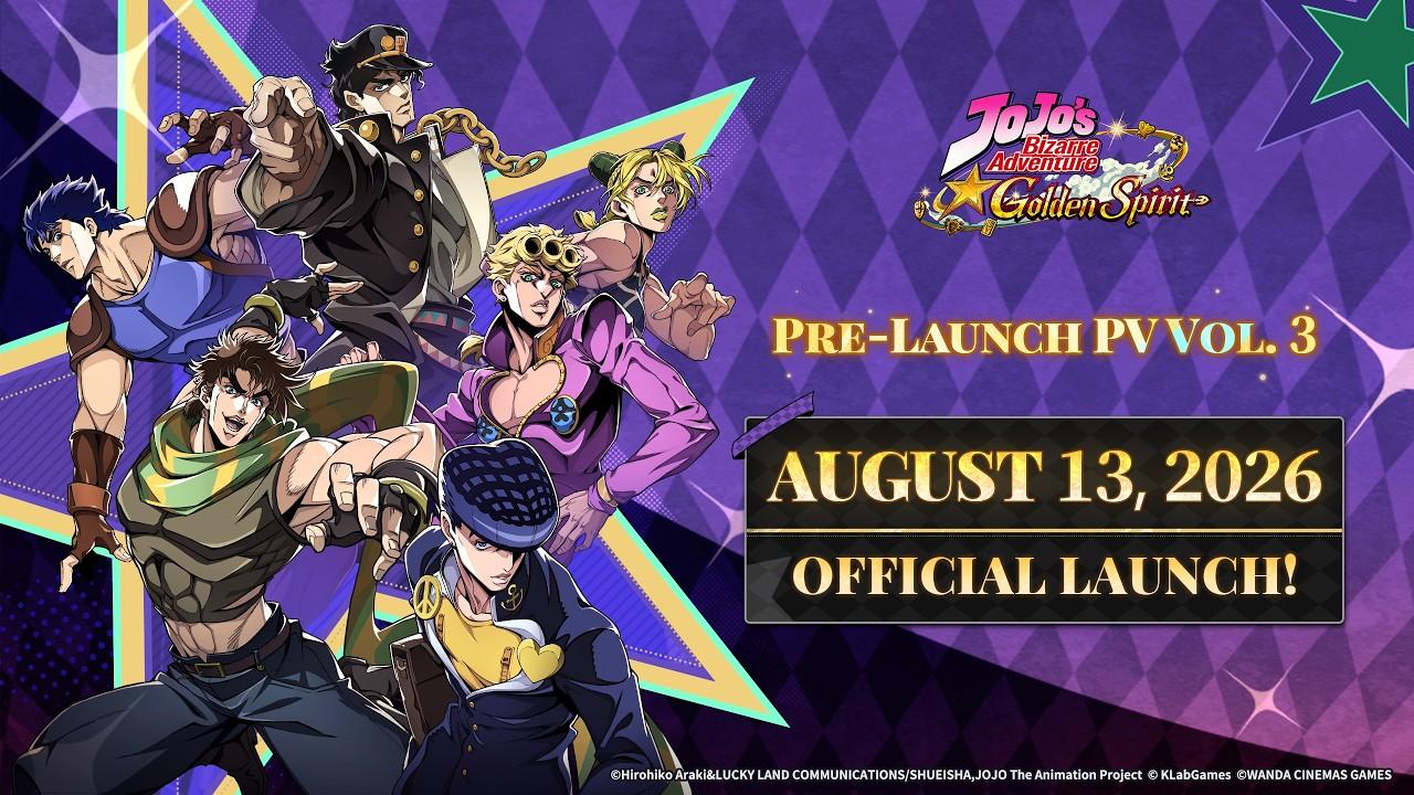 JoJo's Bizarre Adventure Golden Spirit | PRE-LAUNCH PV VOL. 3