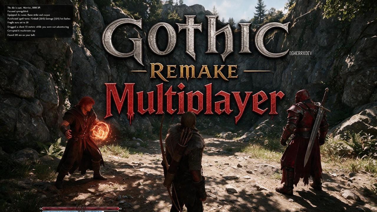 Gothic 1 Remake - Multiplayer servery už brzy! | Komunitní modifikace