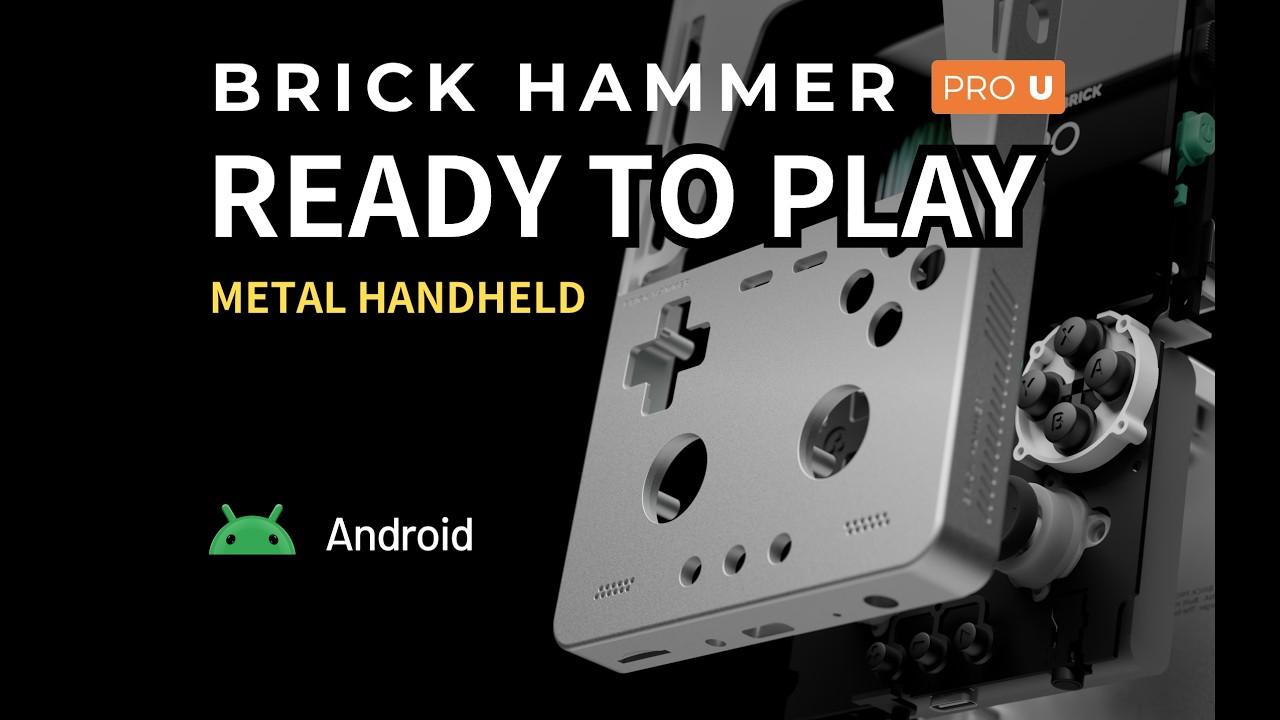 TRIMUI Brick Pro &amp; Brick Hammer Pro U — Grand Launch NOW! Dual Joysticks, CNC Metal ?