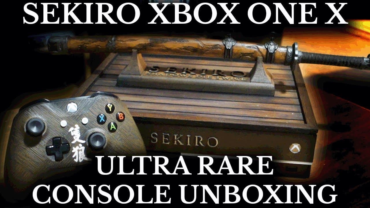 Sekiro Limited Edition Xbox One X Console - Unboxing and Overview - Ultra Rare Xbox Console