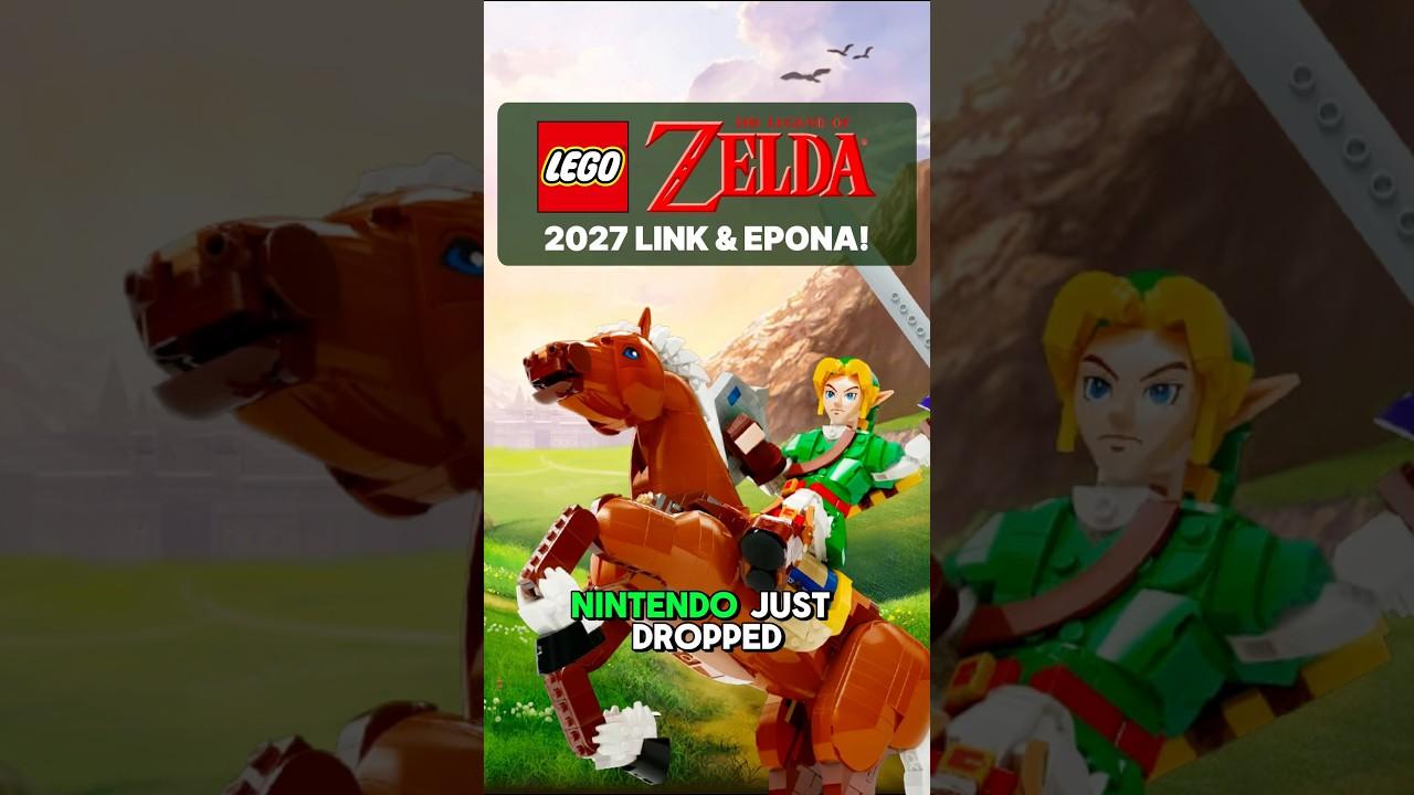 NEW LEGO Legend of Zelda Link & Epona Revealed! 🐴🗡️ #lego #legonews #zelda