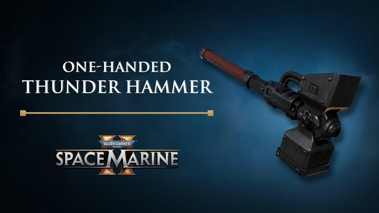 Space Marine 2 - One-Handed Thunder Hammer
