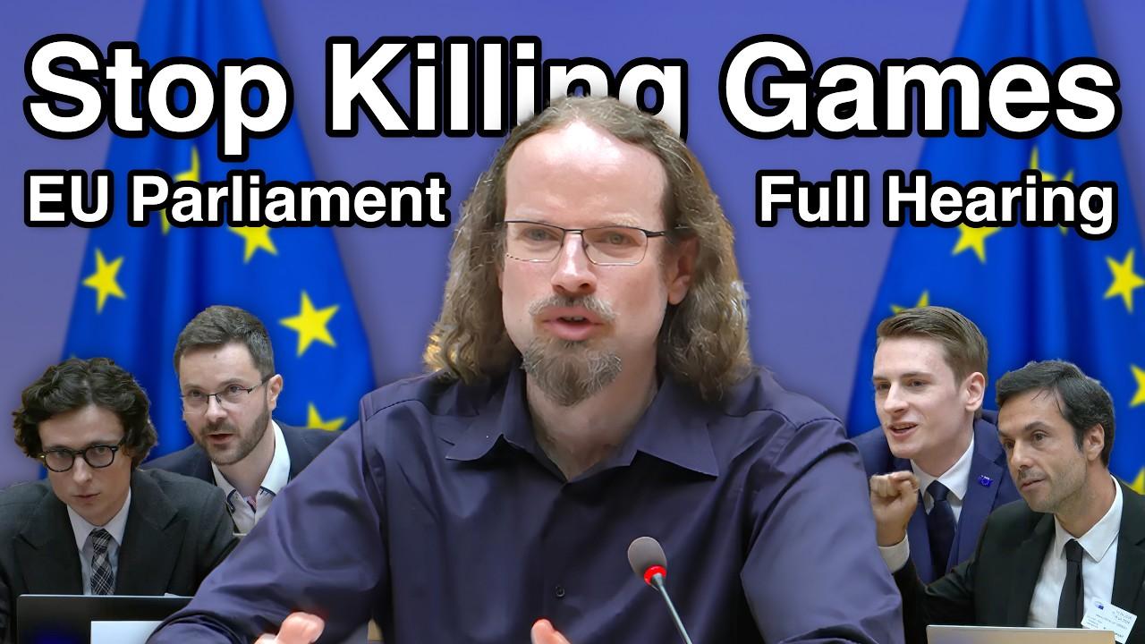 Stop Killing Games at the European Parliament | Full Hearing Highlights
